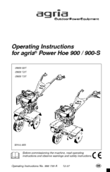 Agria 900 Operating Instructions Manual