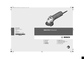 Bosch GWS 6700 Professional Original Instructions Manual