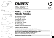 Rupes AR38S Original Operating Instructions