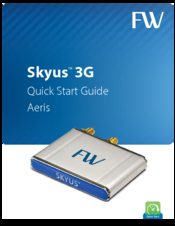 FW skyus 3g aeris Quick Start Manual