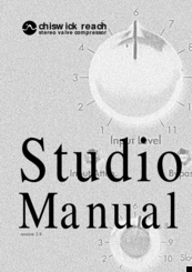 Chiswick Reach Stereo Valve Manual