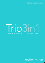 My Life My Shop Trio 3 in 1 Instruction Manual