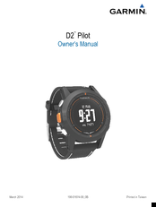 Garmin D2 Pilot Owner's Manual