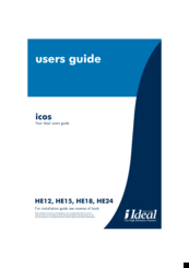 Ideal Boilers icos HE12 User Manual