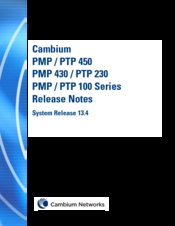 Cambium Networks PTP 100 Series Release Notes