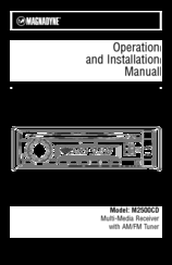 Magnadyne M2500CD Operation And Installation Manual