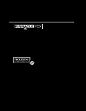 Pickering Laboratories Pinnacle PCX Operator's Manual