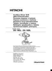 Hitachi DV 14DL Handling Instructions Manual