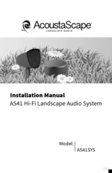 AcoustaScape AS41 Installation Manual