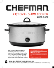 Chefman RJ15-7-SS-O User Manual