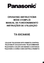 Panasonic TX-55CX400E Operating Instructions Manual