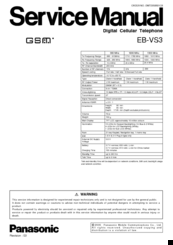 Panasonic EB-VS3 Service Manual