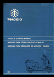 PIAGGIO X9 Evolution 500 Service Station Manual