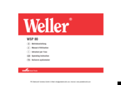 Weller WSP Operating Instructions Manual