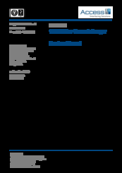 Access-IS LSR116 Product Manual