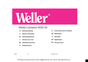 Weller WSS 80 Operating Instructions Manual