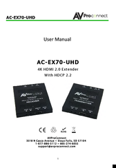 AVProConnect AC-EX70-UHD User Manual