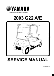 Yamaha G22 E Service Manual