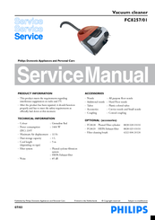 Philips FC8257/01 Service Manual