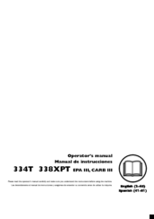 Husqvarna 334T Operator's Manual