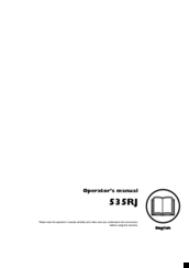 Husqvarna 535RJ Operator's Manual