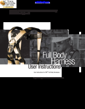AC Tool Supply 3M Full Body Harnesses User Instructions