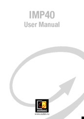 AUDAC IMP40 User Manual