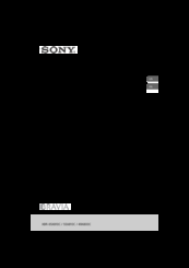 Sony XBR-49X800C Reference Manual