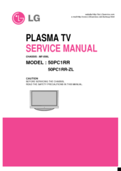 LG 50PC1RR-ZL Service Manual