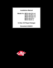Audio international MCD-102-CP-x Installation Manual