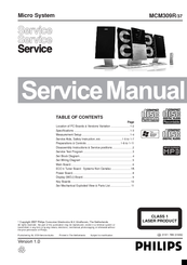 Philips MCM309R/37 Service Manual