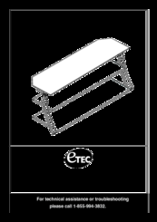 Etec E6031S Assembly Instructions Manual