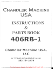 Chandler 406RB-1 Instruction Manual