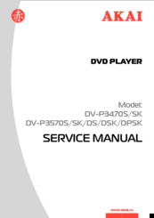 Akai DV-P3570S Service Manual