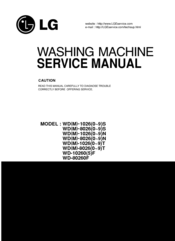 LG WD(M)-8026(0~9)N Service Manual