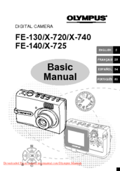 Olympus FE-130/X-720 Basic Manual