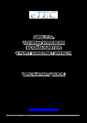 Etec 8505G Quick Start Manual