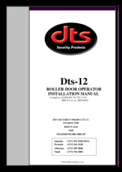 DTS Dts-12 Installation Manual