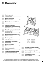 Dometic EK 3200 Operating Manual