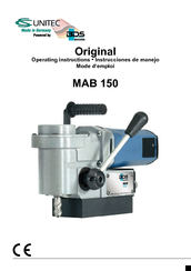 Unitec MAB 150 Operating Instructions Manual