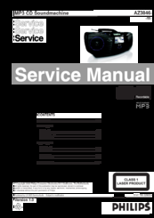 Philips AZ3846 Service Manual