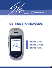 Geneq SXPro GPS Getting Started Manual