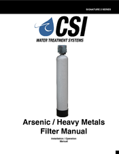 Csi signature 2 series Installation And Operation Manual