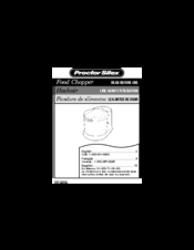 Proctor-Silex 72507 User Manual