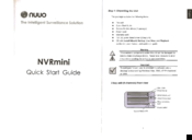 NUUO NVRmini Quick Start Manual