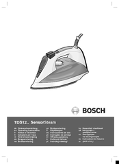 Bosch SENSORSTEAM TDS12 SERIES Operating Instructions Manual