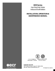 Dunkirk XEB-2 Installation, Operation & Maintenance Manual
