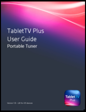 TabletTV Plus WDE-T010 User Manual