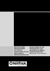 Nilfisk-Advance GD 110 Instructions For Use Manual