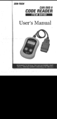 Centech CAN OBD II Manuals | ManualsLib